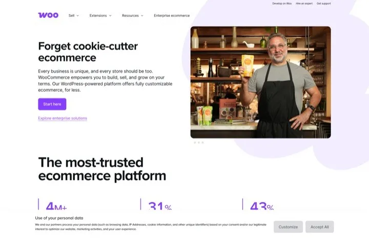 Home do WooCommerce — a plataforma de ecommerce open-source do WordPress para dropshipping