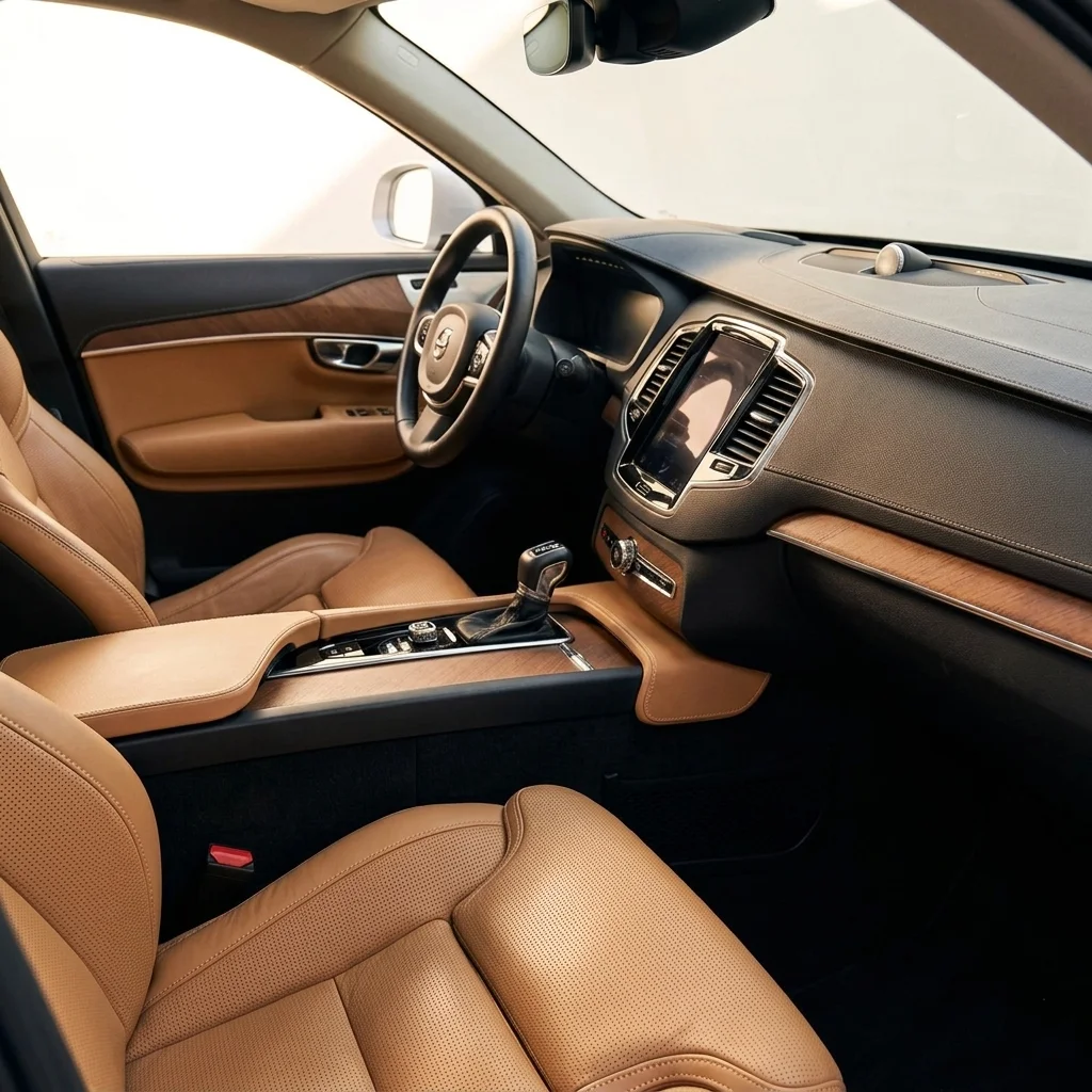 Interior de coche limpio